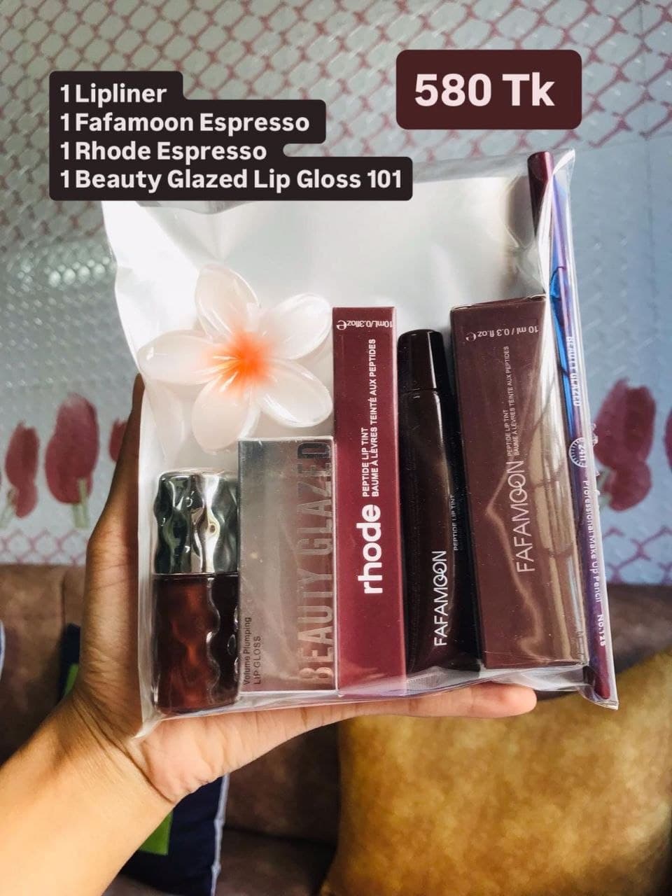 Beauty glazed Rhode Fafamoon Lip Combo