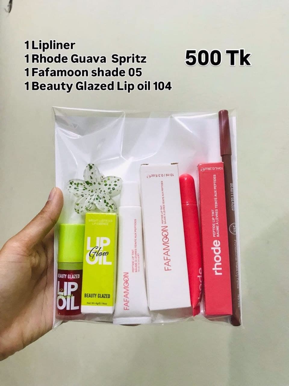 Beauty glazed Rhode Fafamoon Lip Combo