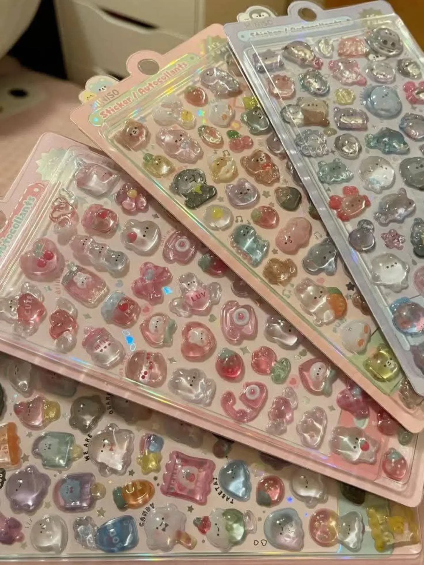 Decorative Rhinestone Sticker Sheet
