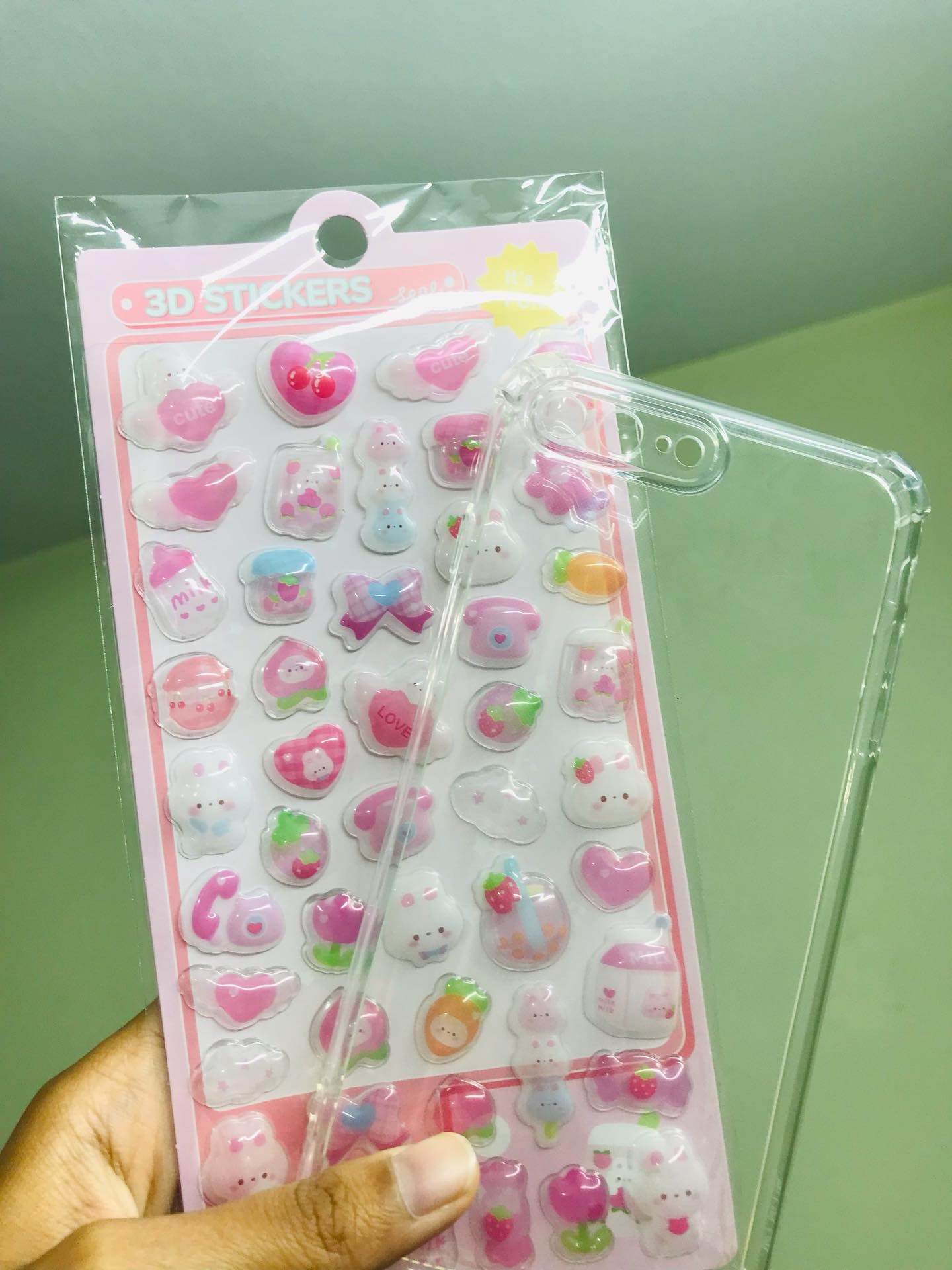 3D Sticker with phone cover