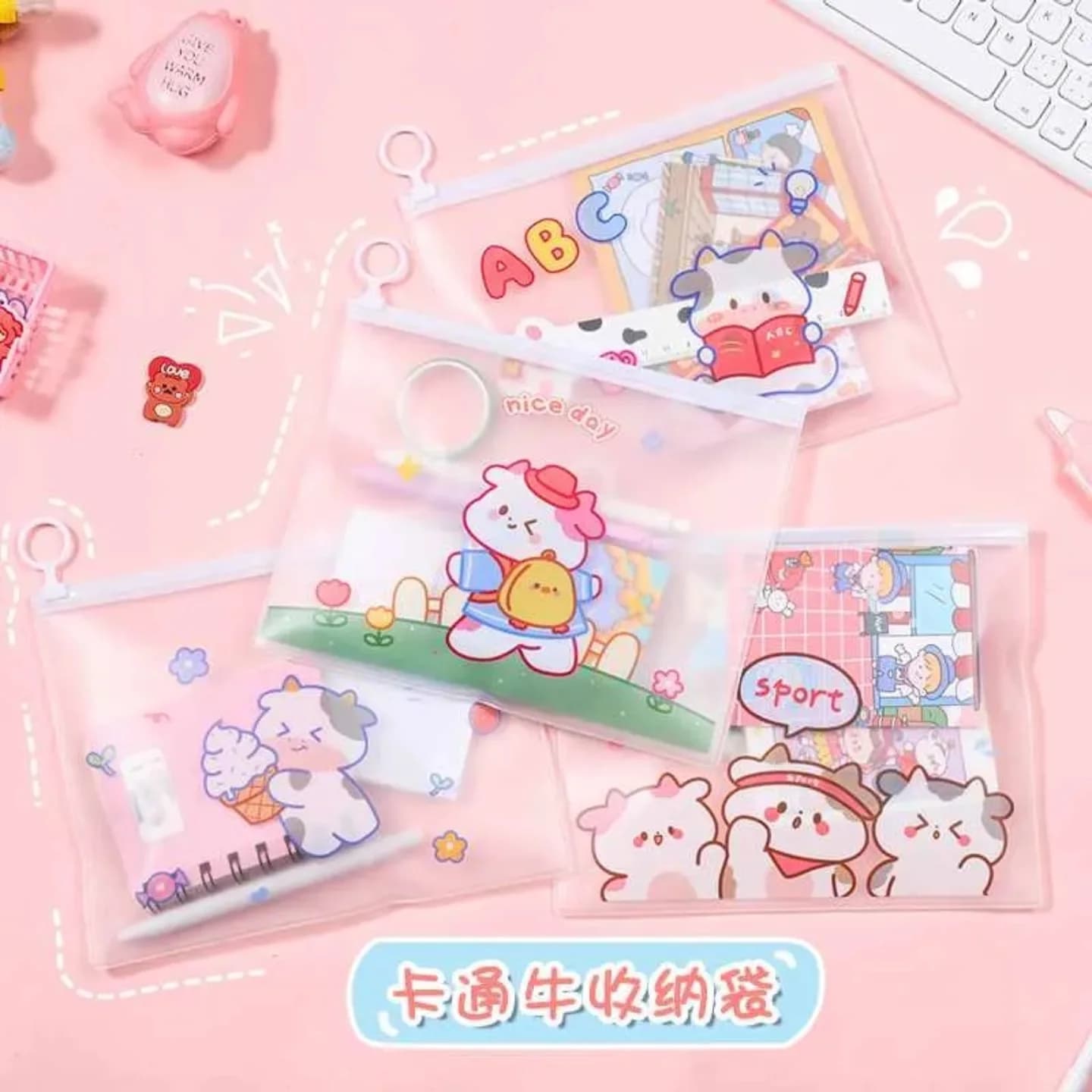 Transparent Stationery Organizer