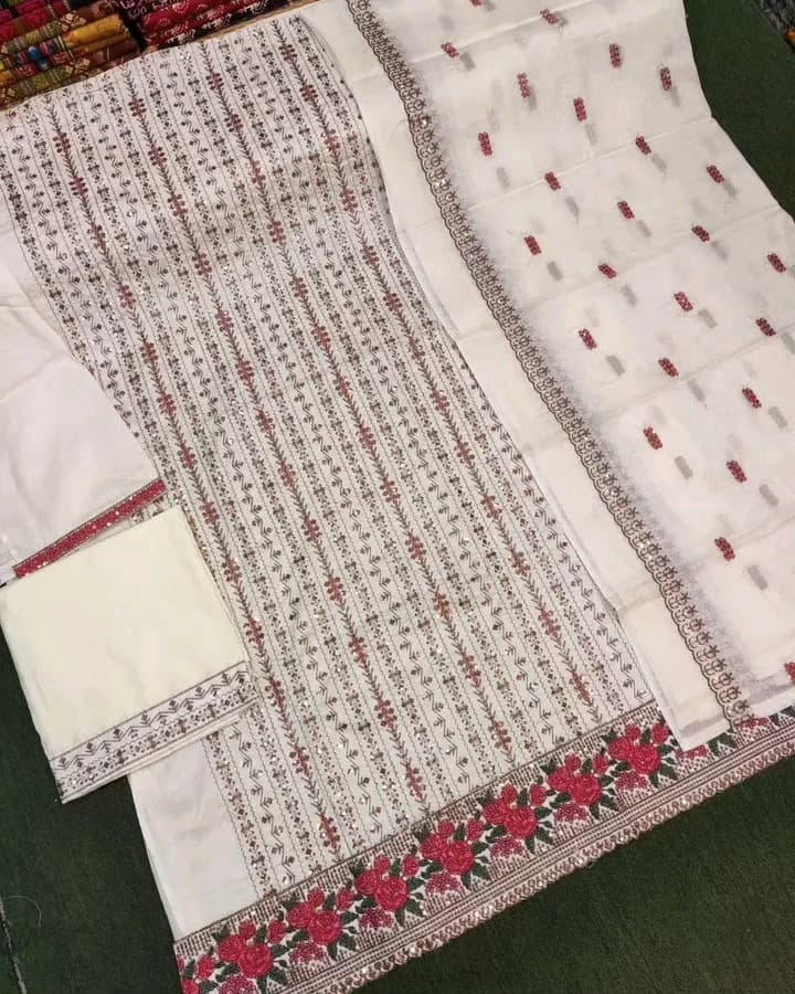 New luxury cotton barish three piece