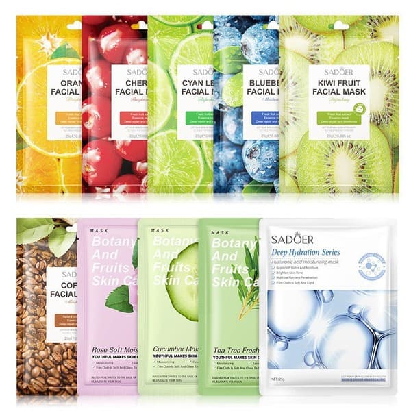 Sheet Masks – BIOAQUA & SADOER Mix & Match 25