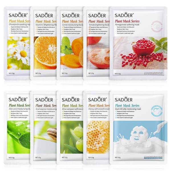 Sheet Masks – BIOAQUA & SADOER Mix & Match 27