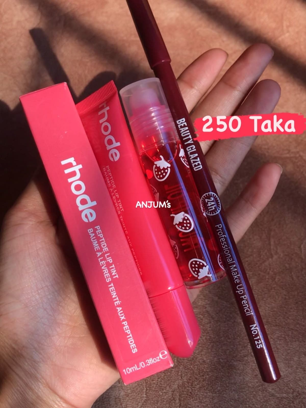 Strawberry Lip Gloss Combo Set