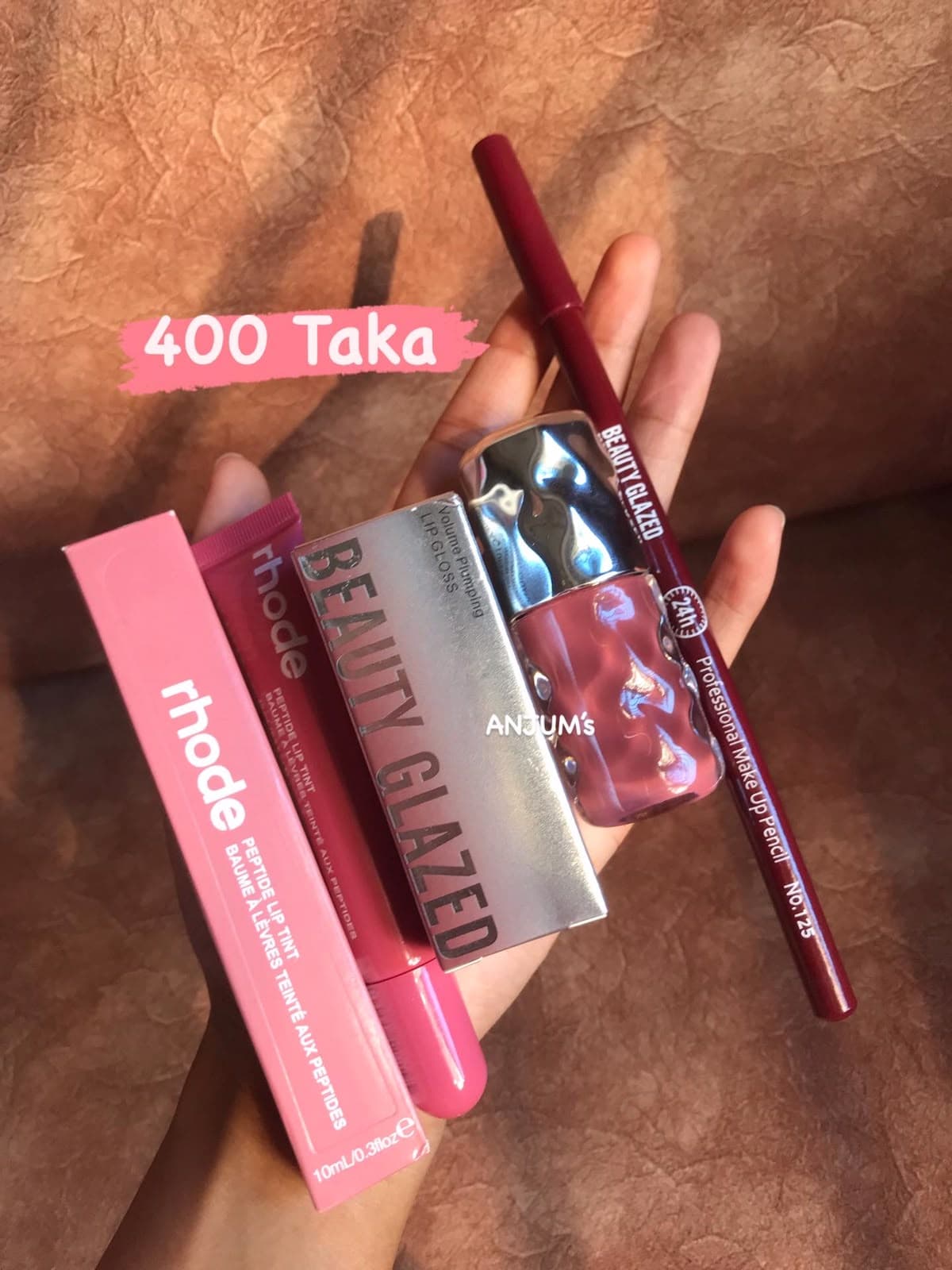 Beauty Glazed Mirror Lipstick Combo Set