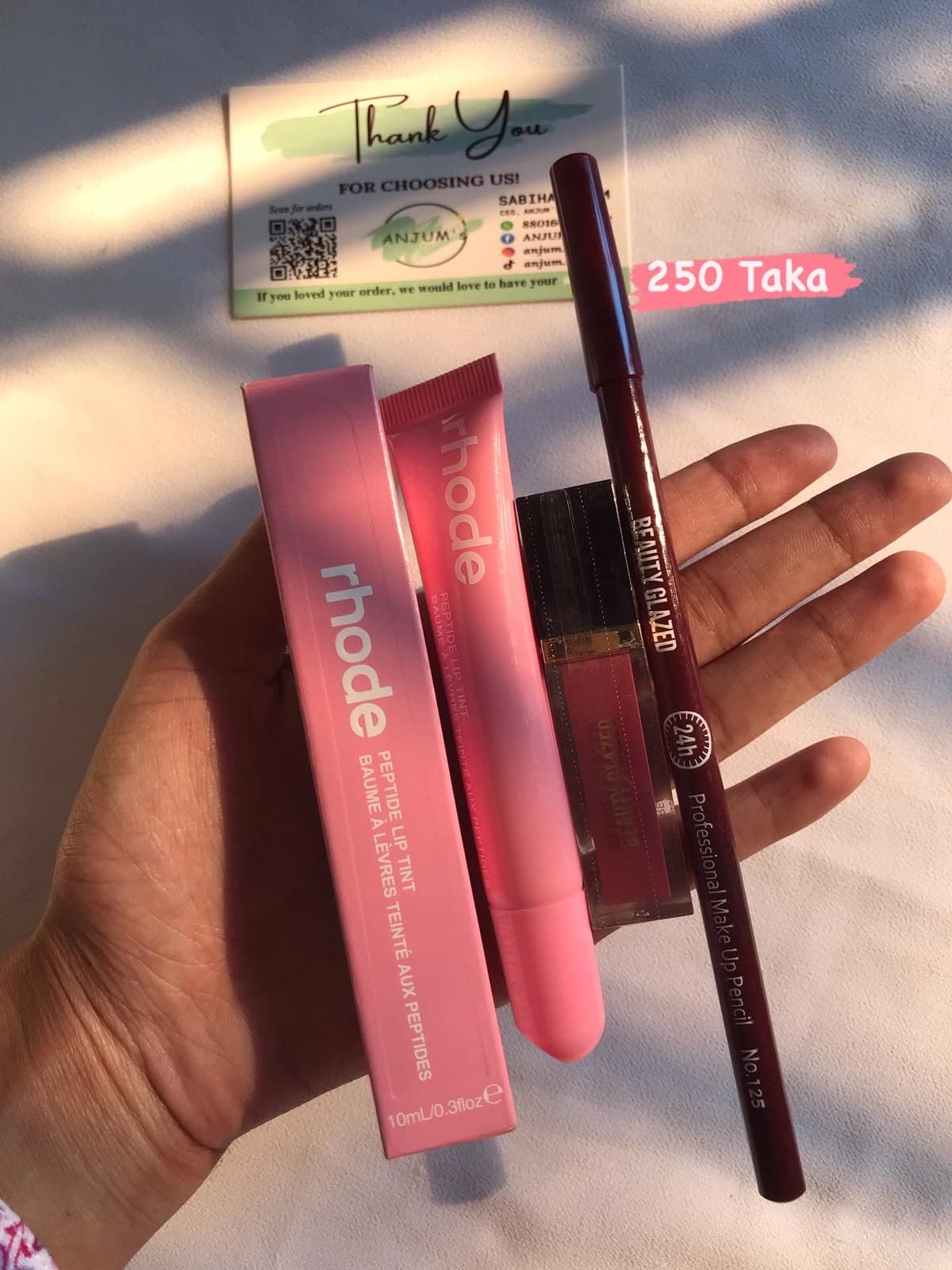Rhode Baby Pink Lip Tint & Liquid Lipstick Combo
