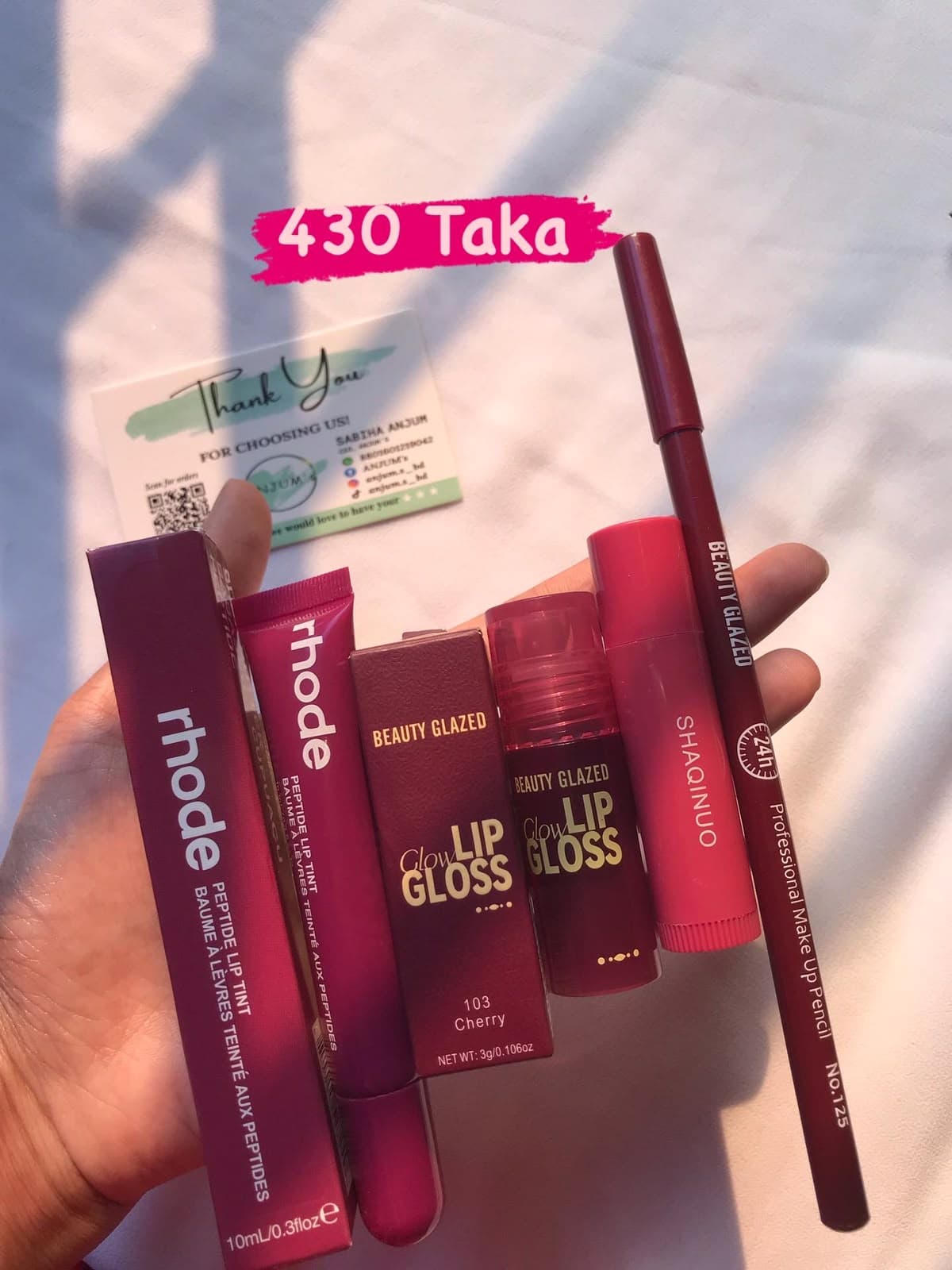 Rhode Berry Lip Tint & Beauty Glazed Cherry Gloss Combo