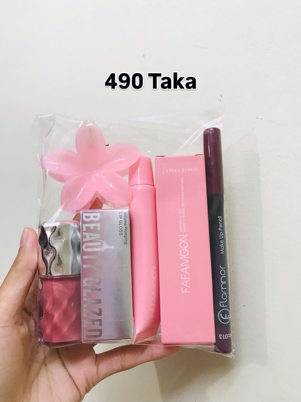 Blush Pink Lip Makeup Combo Set