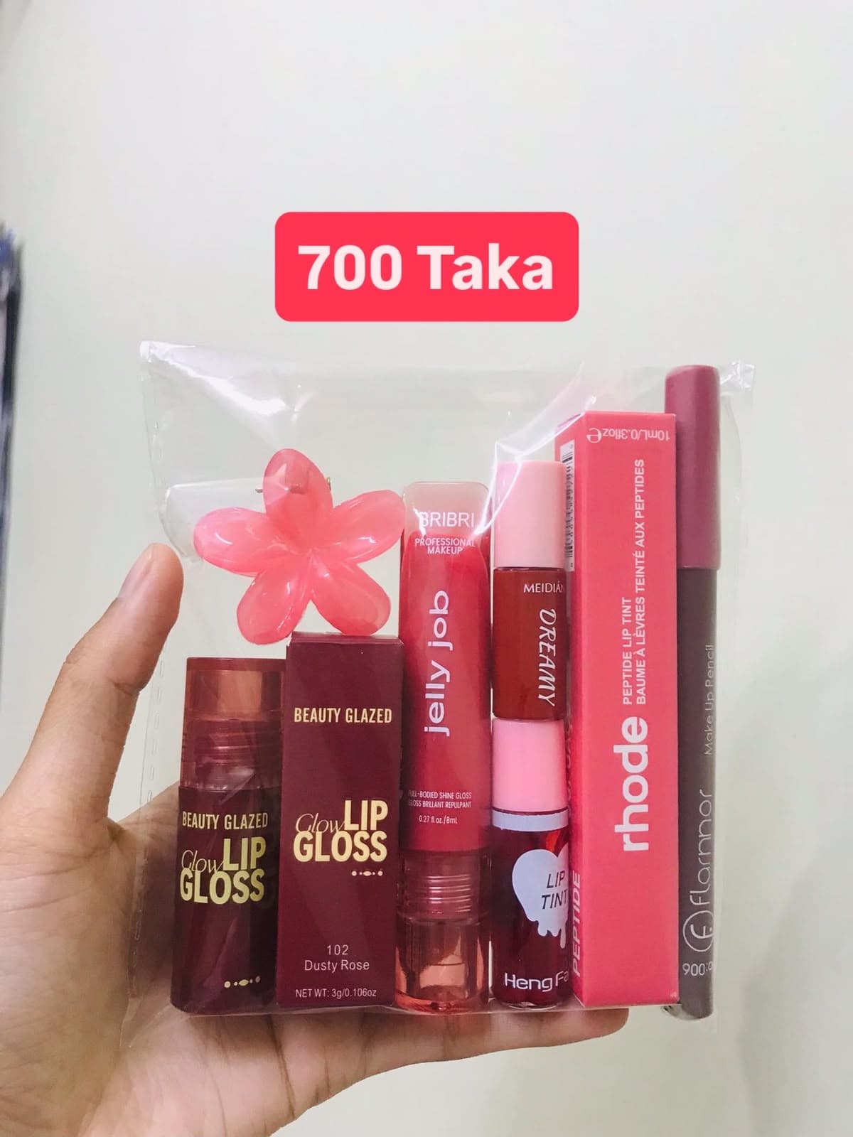 Cherry Red 5-Piece Lip Combo Set