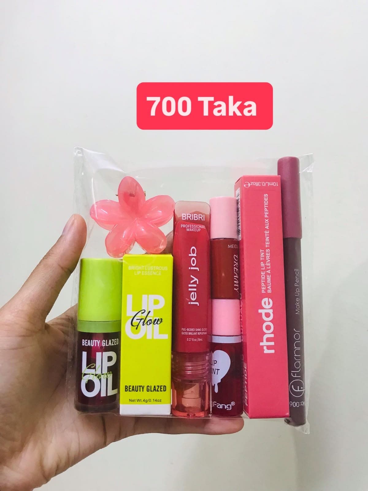 Neon Cherry 5-Piece Lip Combo Set
