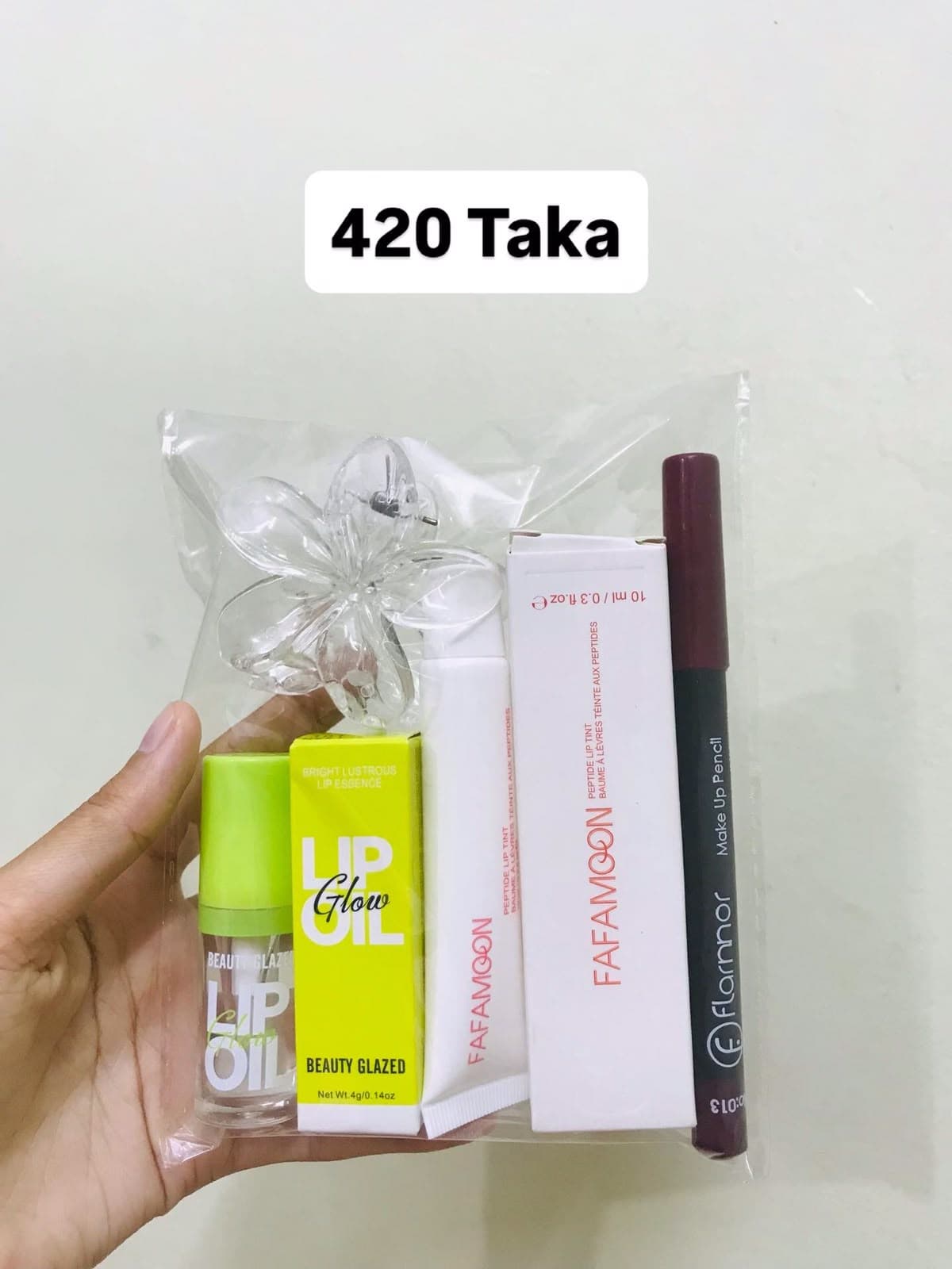 Lime & White Nude 4-Piece Lip Combo Set