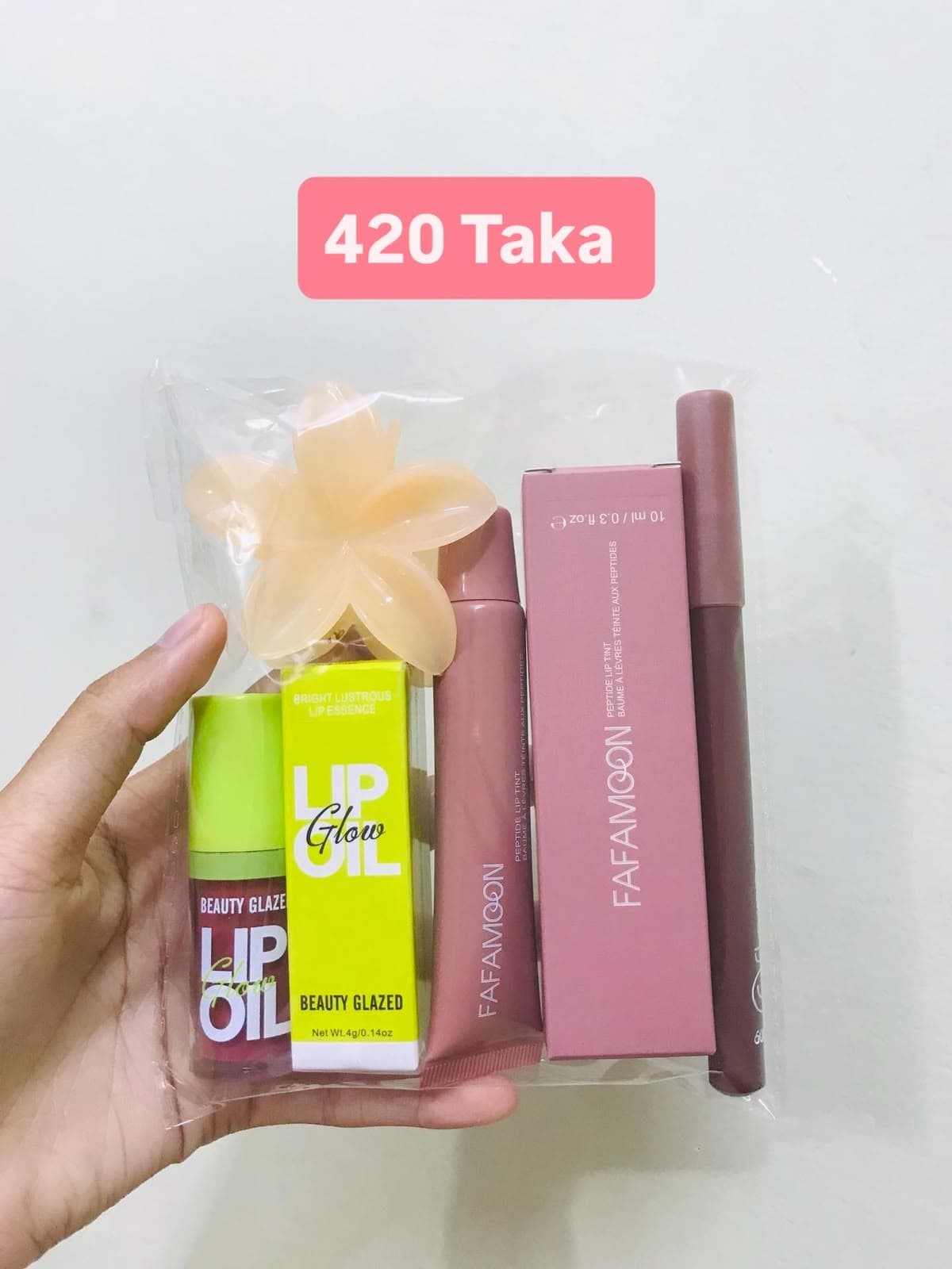 Lime & Blush 4-Piece Lip Combo Set