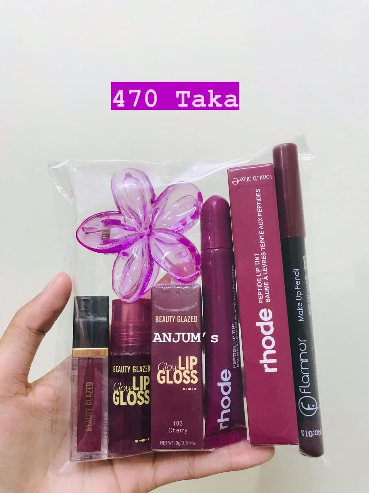 Purple Glow 5-Piece Lip Combo Set